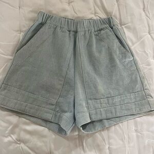 Micaela Greg Field Shorts in Sky Size XS